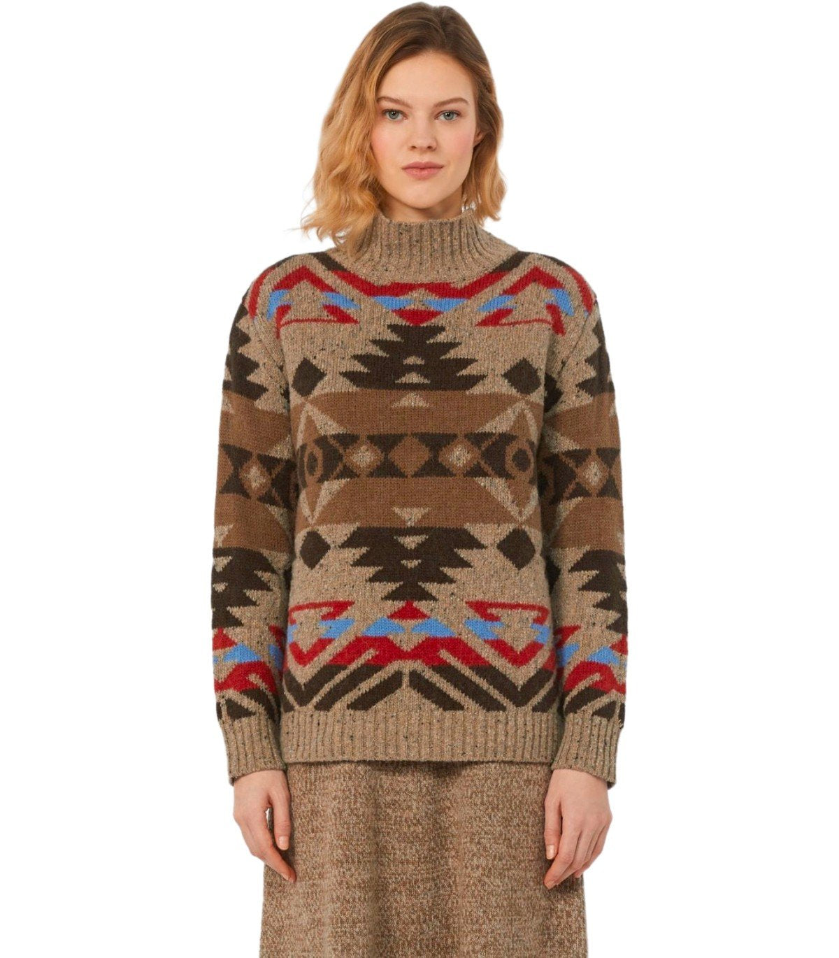 MAGLIONE LUPETTO ERITREA MARRONE MAX MARA WEEKEND
