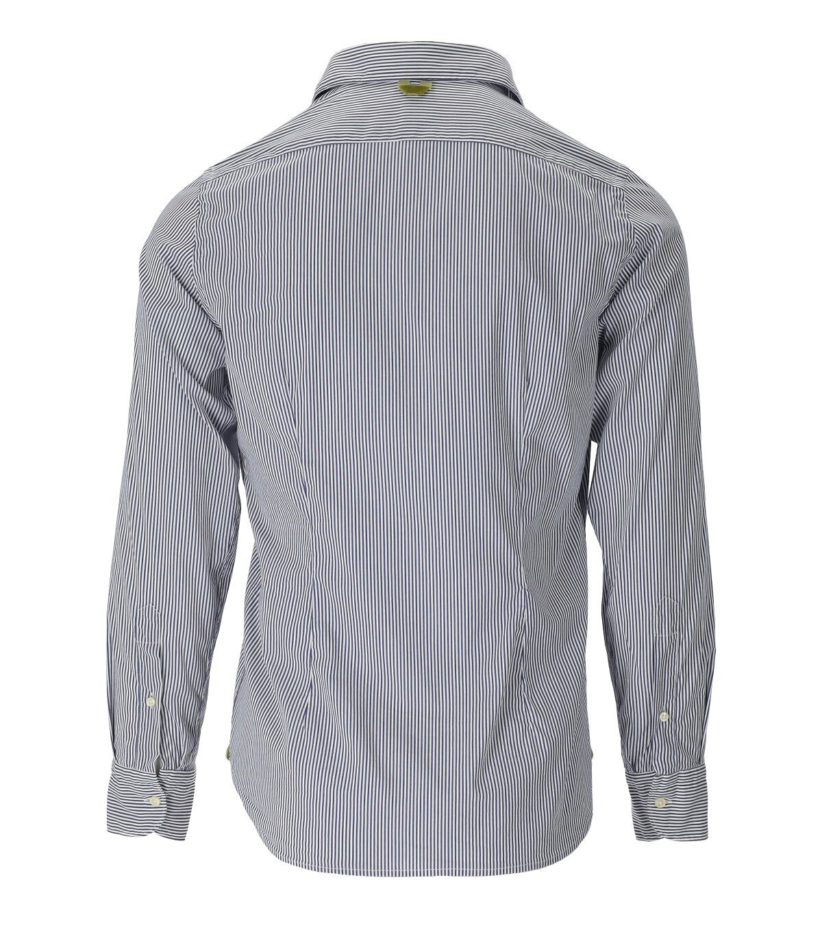 GMF 965 BLUE AND WHITE STRIPED SHIRT