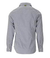GMF 965 BLUE AND WHITE STRIPED SHIRT