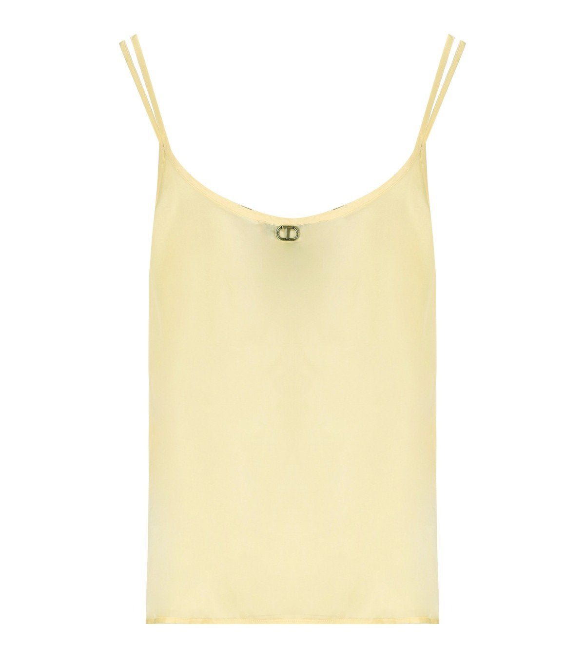 TOP SATIN VANILLA TWINSET