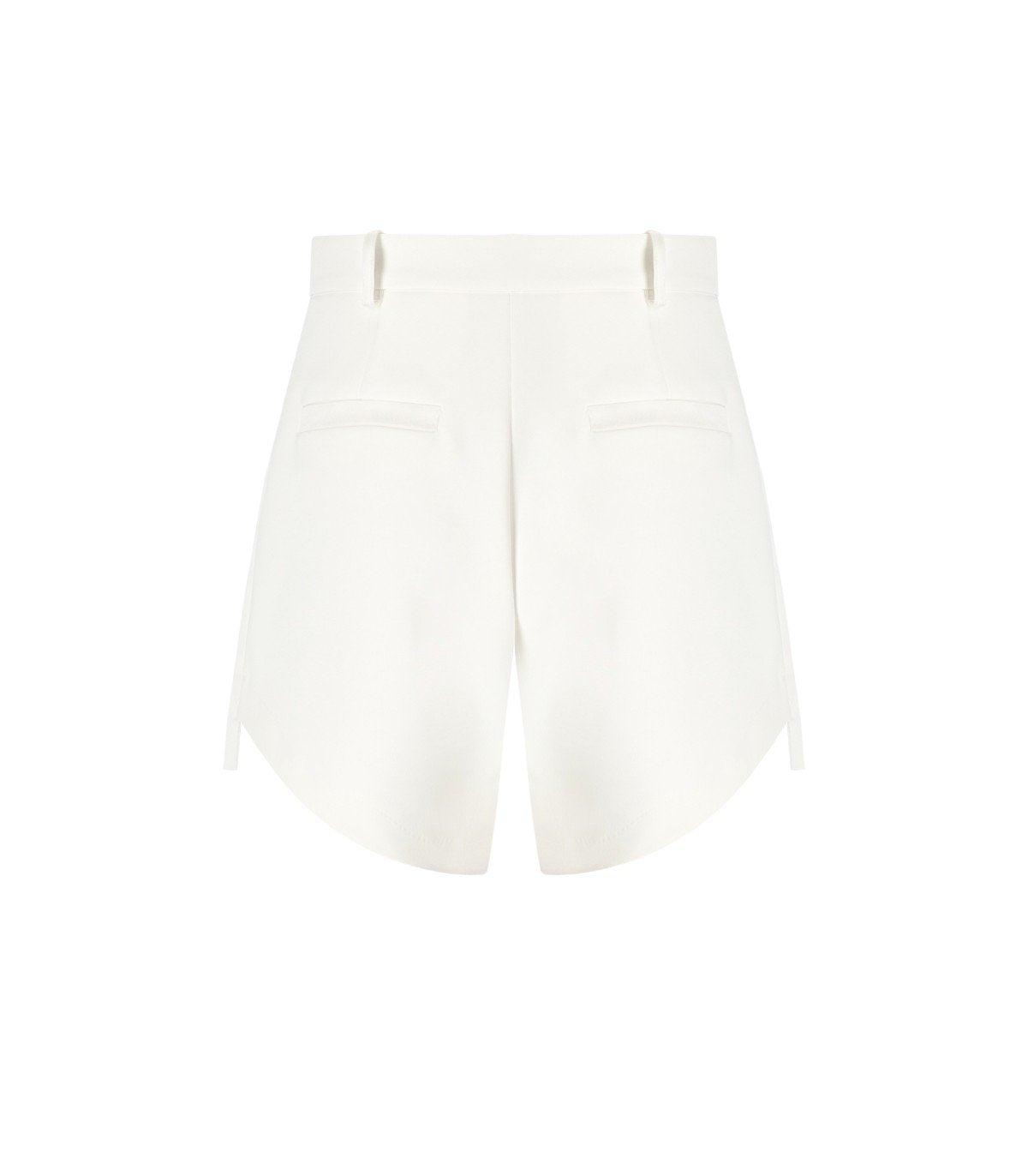 ELISABETTA FRANCHI IVORY SMOKING SHORTS