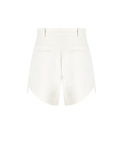ELISABETTA FRANCHI IVORY SMOKING SHORTS