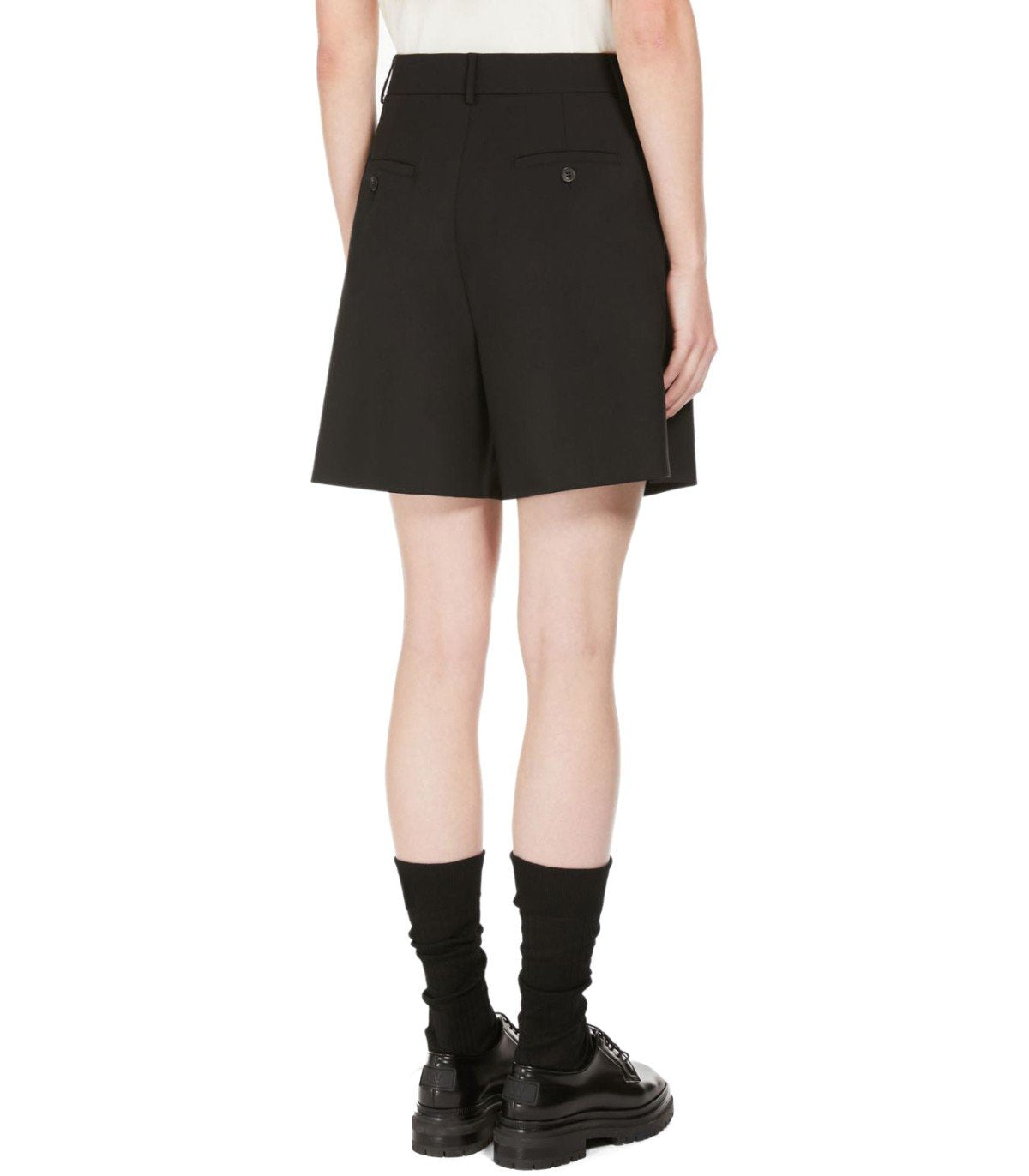 MAX MARA WEEKEND NABULUS BLACK BERMUDASHORT