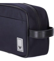 EMPORIO ARMANI TRAVEL ESSENTIAL NAVY BLUE TOILETRY BAG