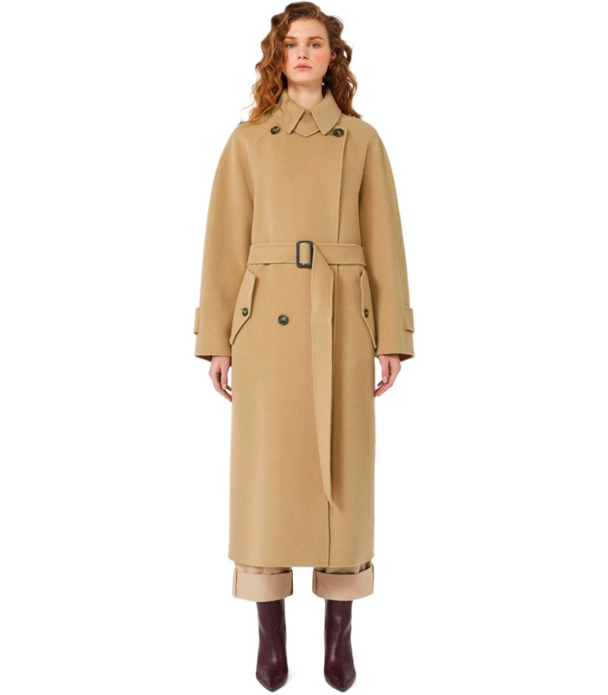 CAPPOTTO CON CINTURA CADINE CAMMELLO MAX MARA WEEKEND