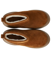 MOON BOOT LUNA LOW COGNAC ANKLE BOOT