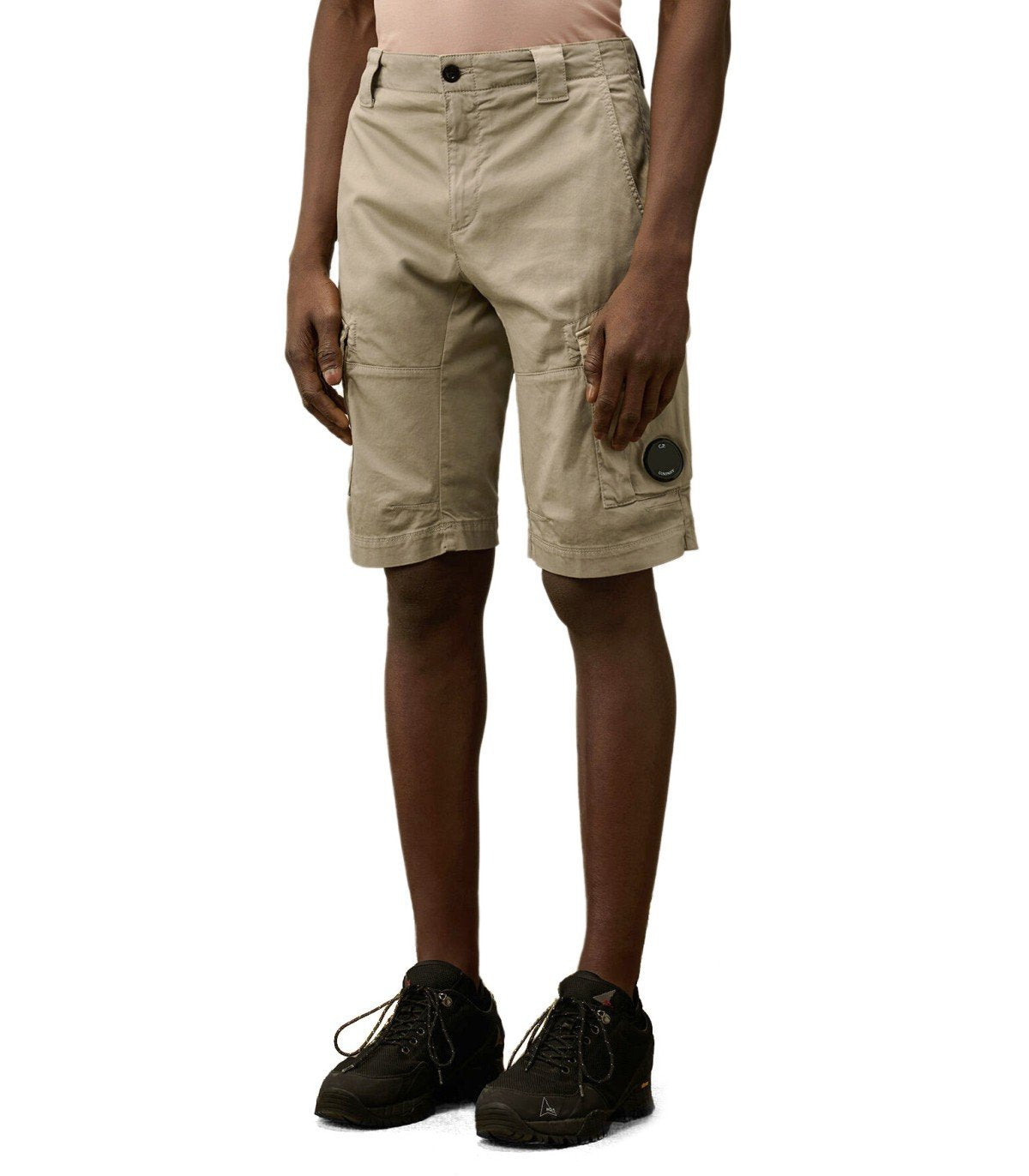 C.P. COMPANY VINTAGE KHAKI CARGO BERMUDASHORTS