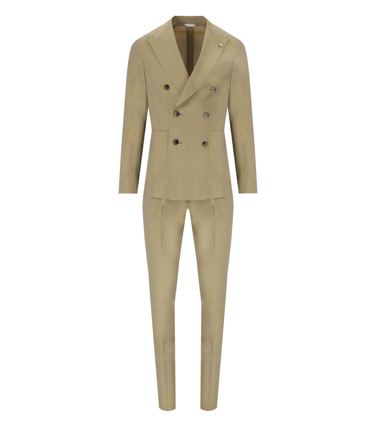 MANUEL RITZ GREEN DOUBLE-BREASTED SUIT