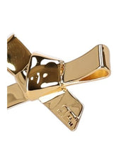 ELISABETTA FRANCHI GOLD EARRINGS WITH BOW