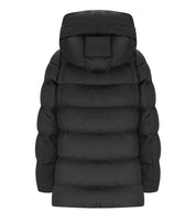 ADD COCOON BLACK HOODED DOWN JACKET