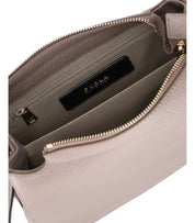 FURLA NUVOLA S STUCCO GRAY CROSSBODY BAG