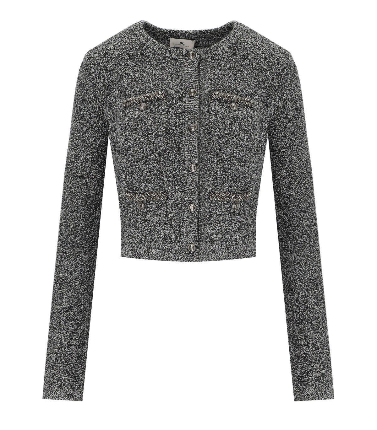 ELISABETTA FRANCHI SALEPEPE BOUCLÉ CARDIGAN
