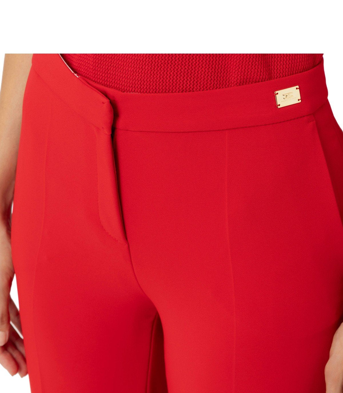 ELISABETTA FRANCHI RED PASSION PANTS