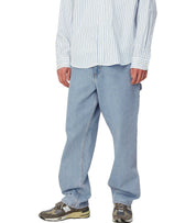 CARHARTT WIP LIGHT BLUE SINGLE KNEE JEANS