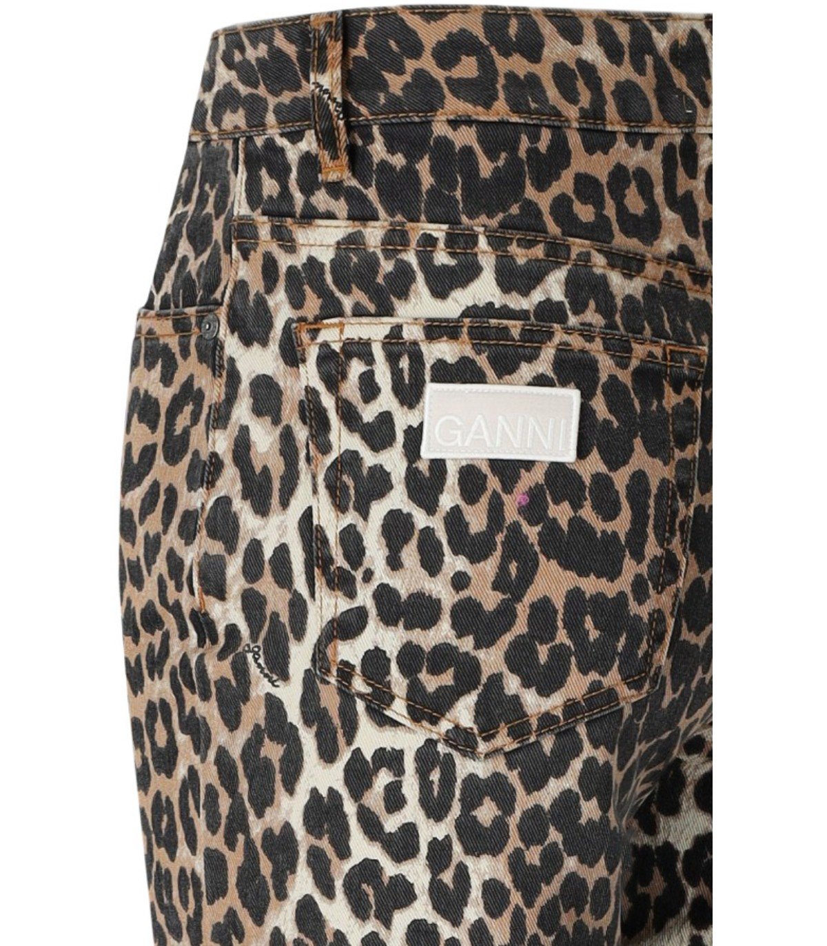 GANNI LEOPARD BETZY JEANS