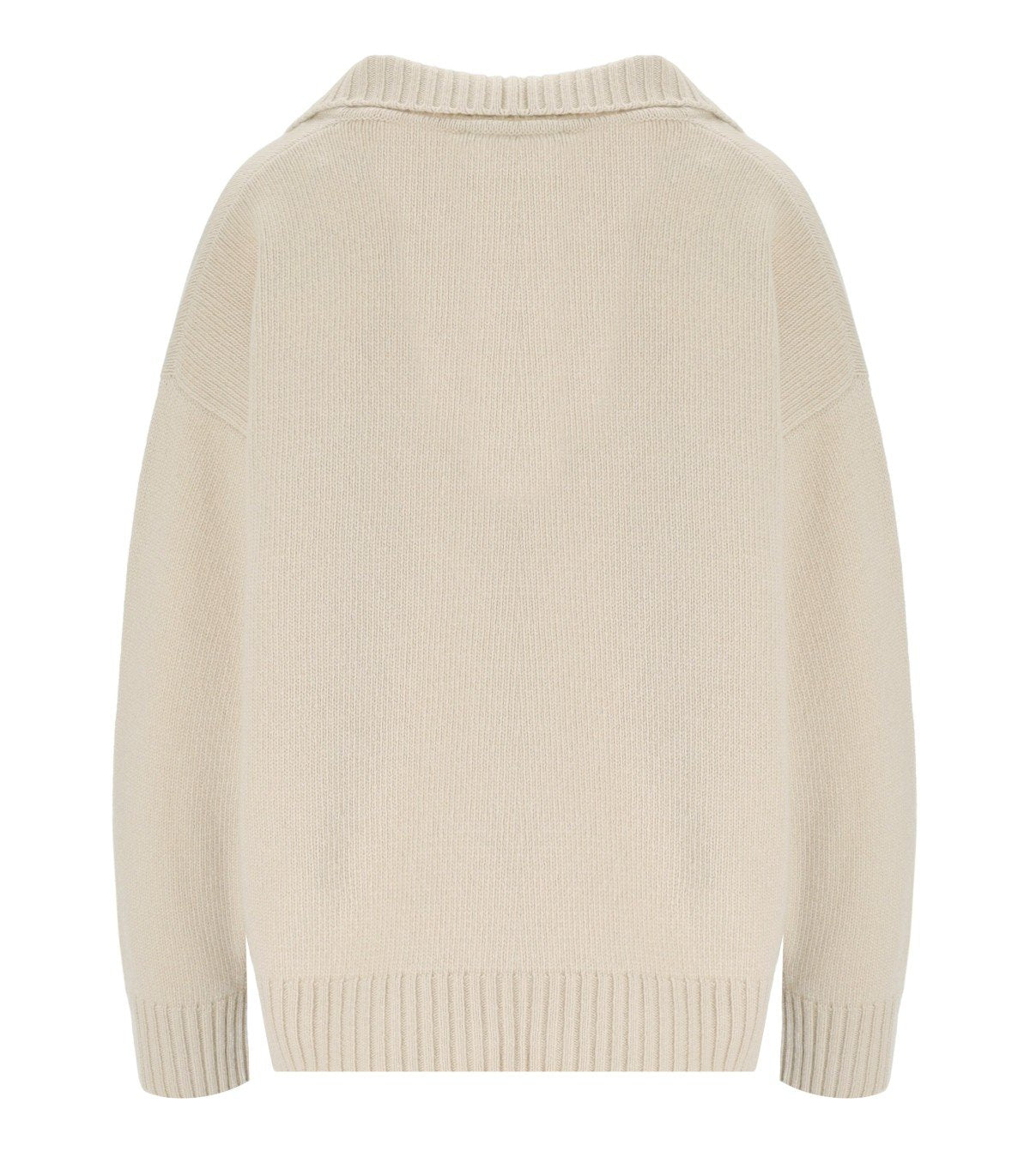 MAX MARA WEEKEND AGRE BEIGE POLO-SWEATER