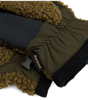 BARBOUR FILED FLEECE SAGE GREEN GLOVES