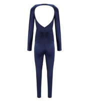 ELISABETTA FRANCHI OLTREMARE JUMPSUIT WITH MAXI BOW