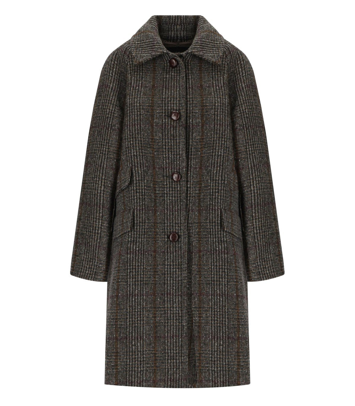 CAPPOTTO PITONE CIOCCOLATO MAX MARA WEEKEND