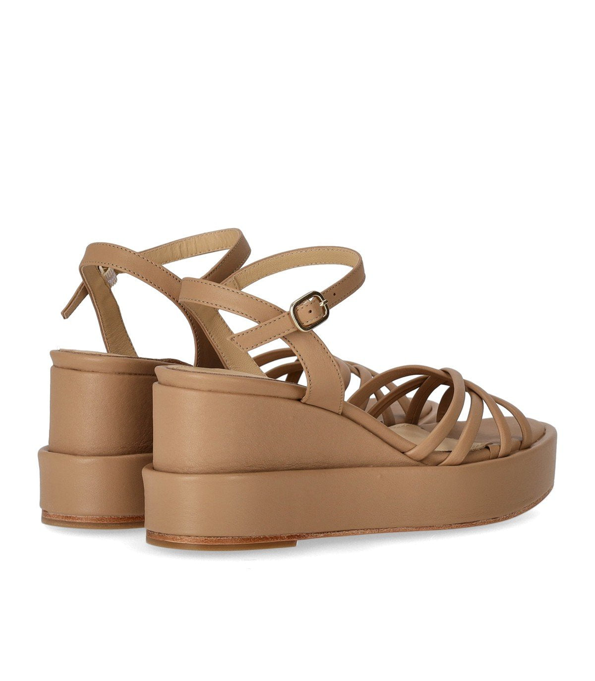 PALOMA BARCELÓ NAZARIA BEIGE WEDGE SANDAL