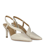 MICHAEL KORS JAIDA CREAM SLINGBACK PUMPS