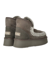 MOU MINI ESKIMO PLATFORM GREY BOOT