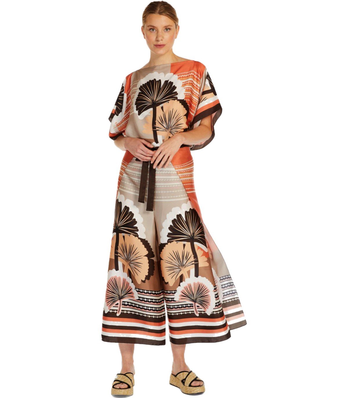 MAX MARA BEACHWEAR BLASONE MULTICOLOR PAREO PANTS