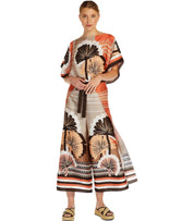 MAX MARA BEACHWEAR BLASONE MULTICOLOR PAREO PANTS