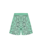 ESSENTIEL ANTWERP HISSELS ACQUA GREEN SHORTS
