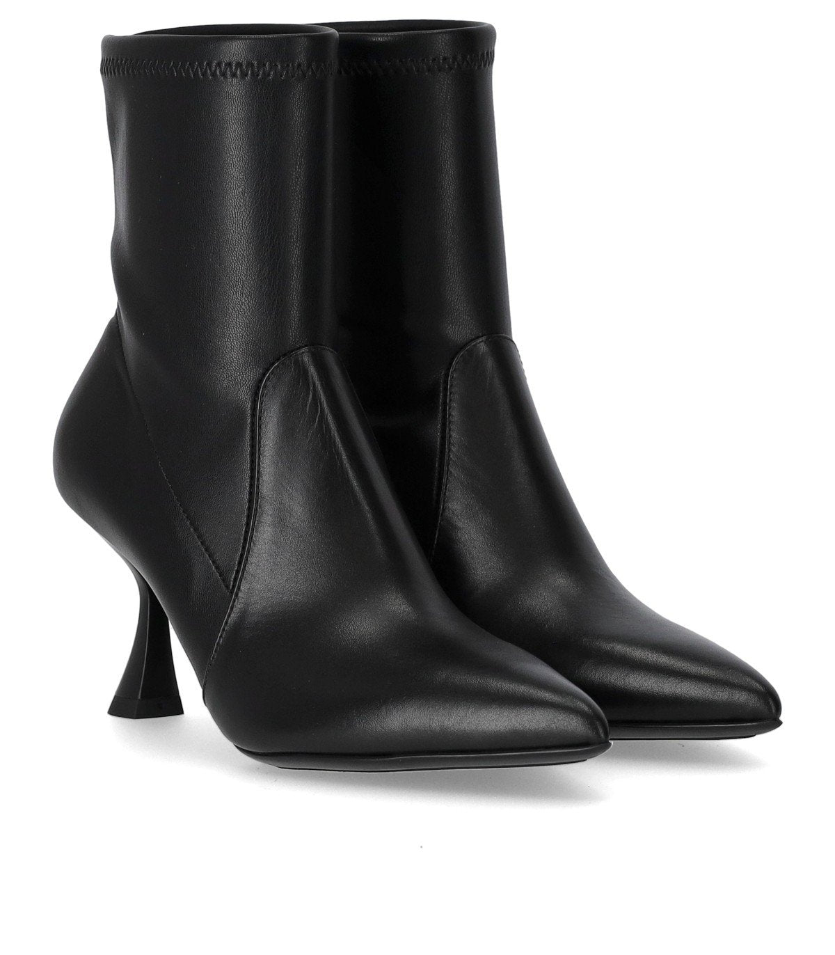 SERGIO LEVANTESI JUNNY BLACK HEELED ANKLE BOOT