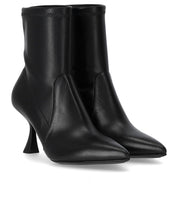 SERGIO LEVANTESI JUNNY BLACK HEELED ANKLE BOOT