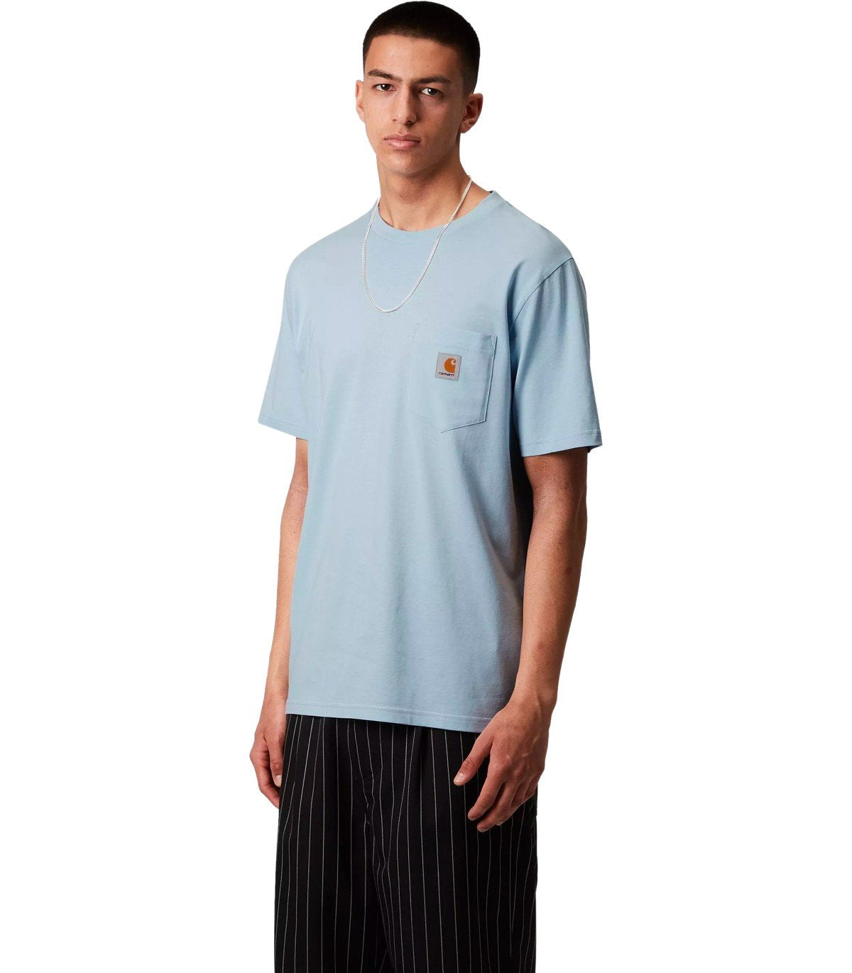 T-SHIRT S/S POCKET AIR SKY CARHARTT WIP