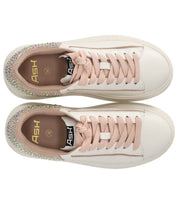 ASH MOBY STRASS BIS WHITE PINK SNEAKER