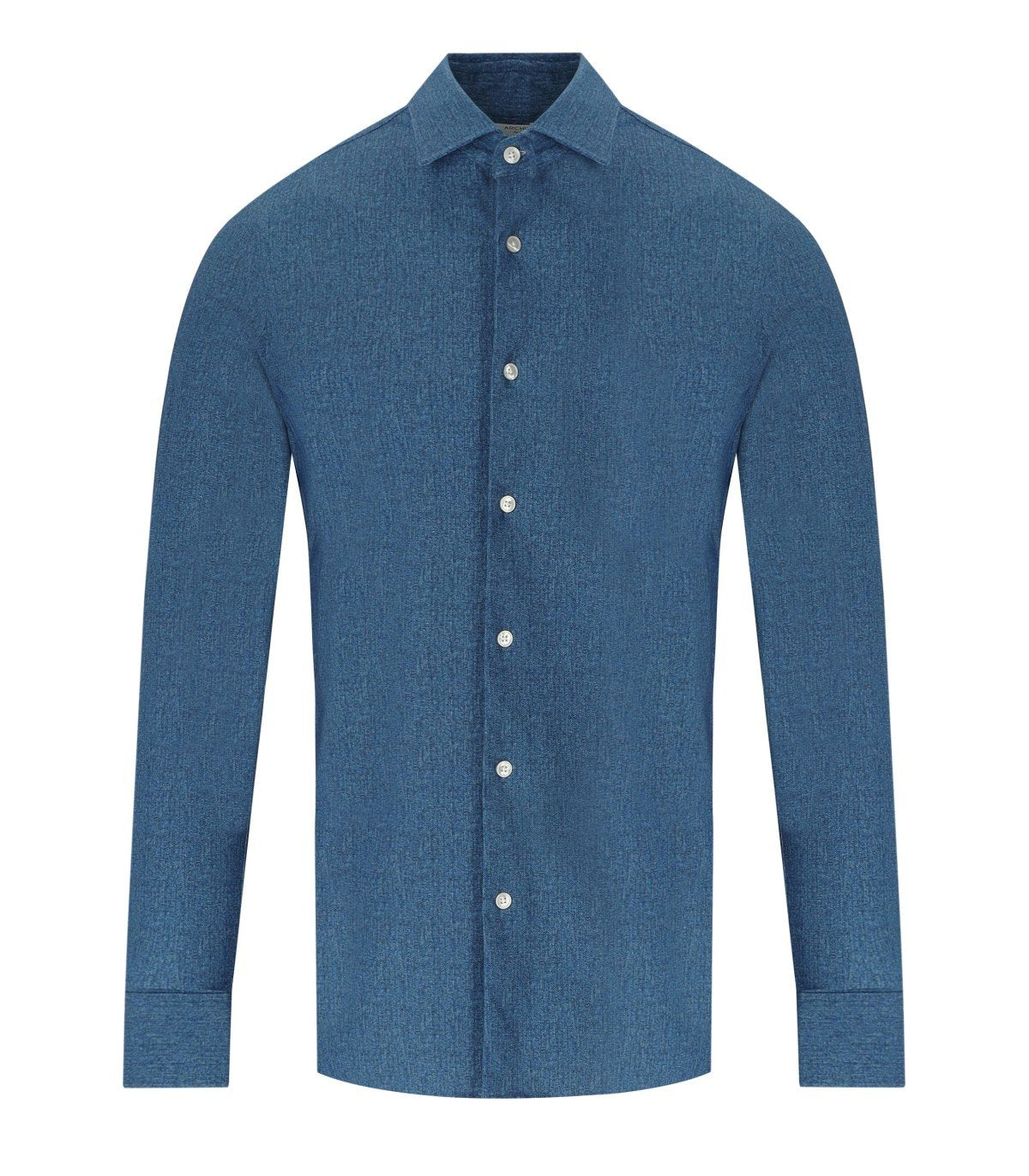 ARCHIVIUM BLUE DENIM EFFECT SHIRT
