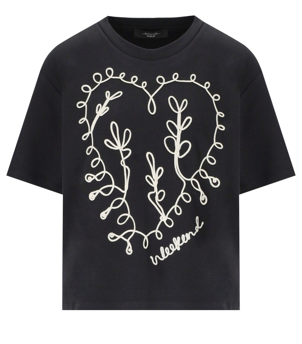 T-SHIRT LECCO NERA MAX MARA WEEKEND