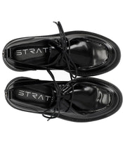 STRATEGIA BLACK LACE-UP SHOE