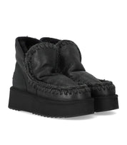 MOU MINI ESKIMO PLATFORM BLACK BOOT