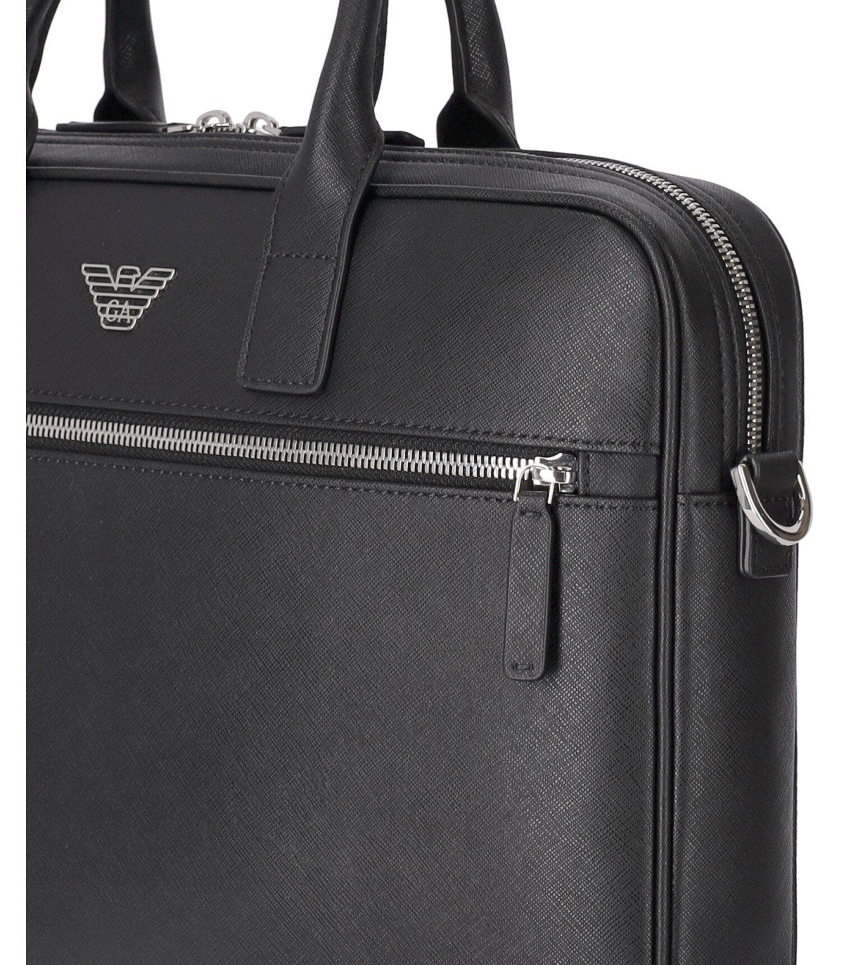 EMPORIO ARMANI BUSINESS BLACK BRIEFCASE