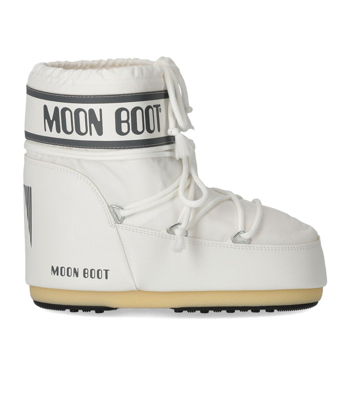 MOON BOOT ICON LOW NYLON WHITE SNOW BOOT