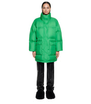 STAND STUDIO EDNA GREEN OVERSIZE PADDED JACKET