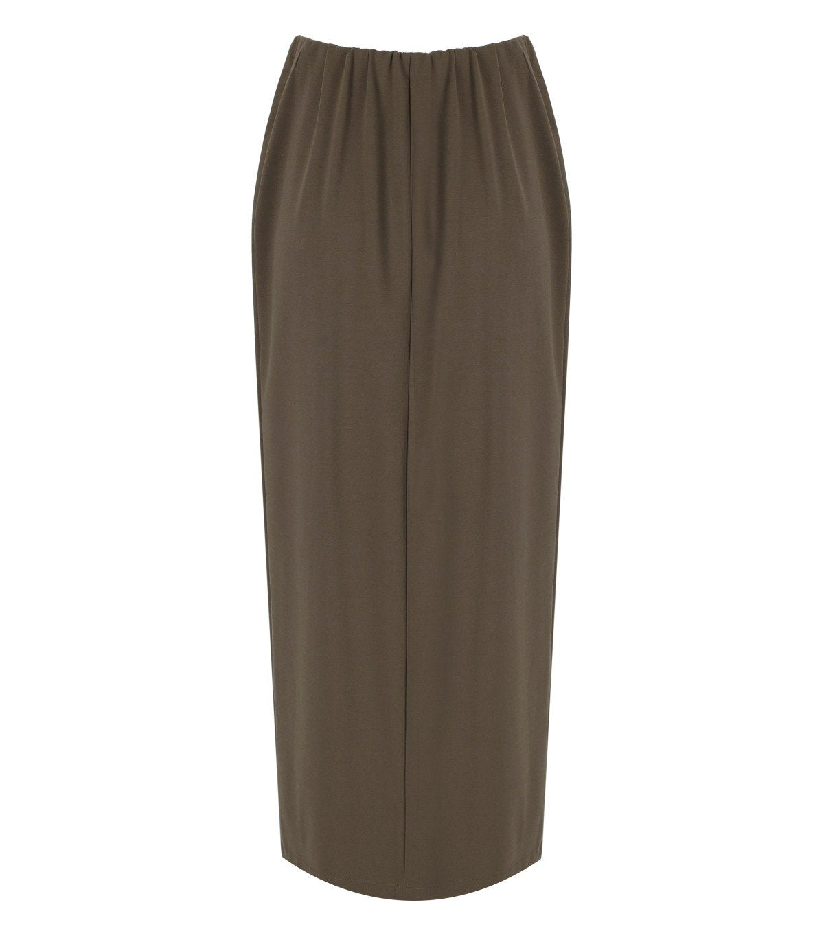 HARRIS WHARF LONDON EBONY GREY MIDI SKIRT