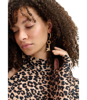 ESSENTIEL ANTWERP GENTRY GOLD EARRINGS