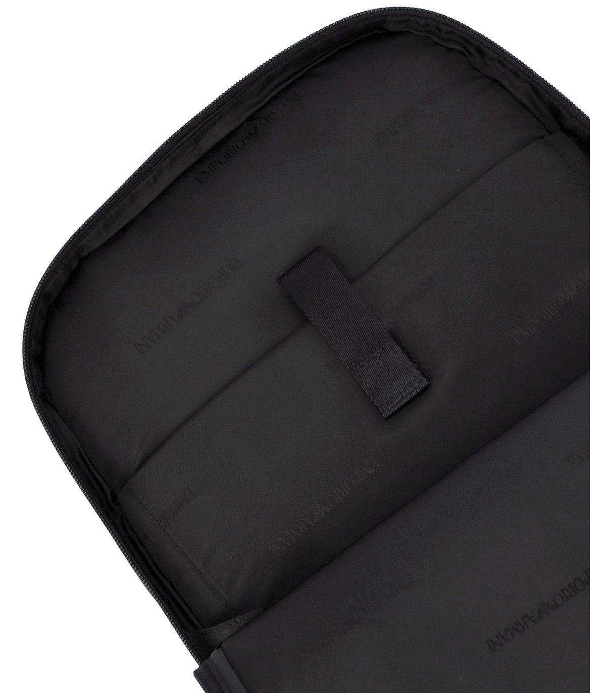 EMPORIO ARMANI BLACK NYLON BACKPACK