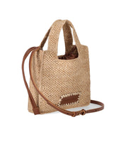 THEMOIRè MOREA SMALL RAFFIA NATURAL HANDBAG