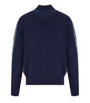 ELISABETTA FRANCHI OLTREMARE CARDIGAN MIT BANDS