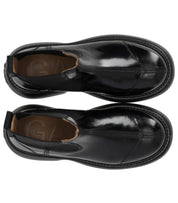 GANNI BLACK NAPLACK MID CHELSEA BOOT