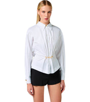 CAMICIA CON SPILLA BIANCA ELISABETTA FRANCHI