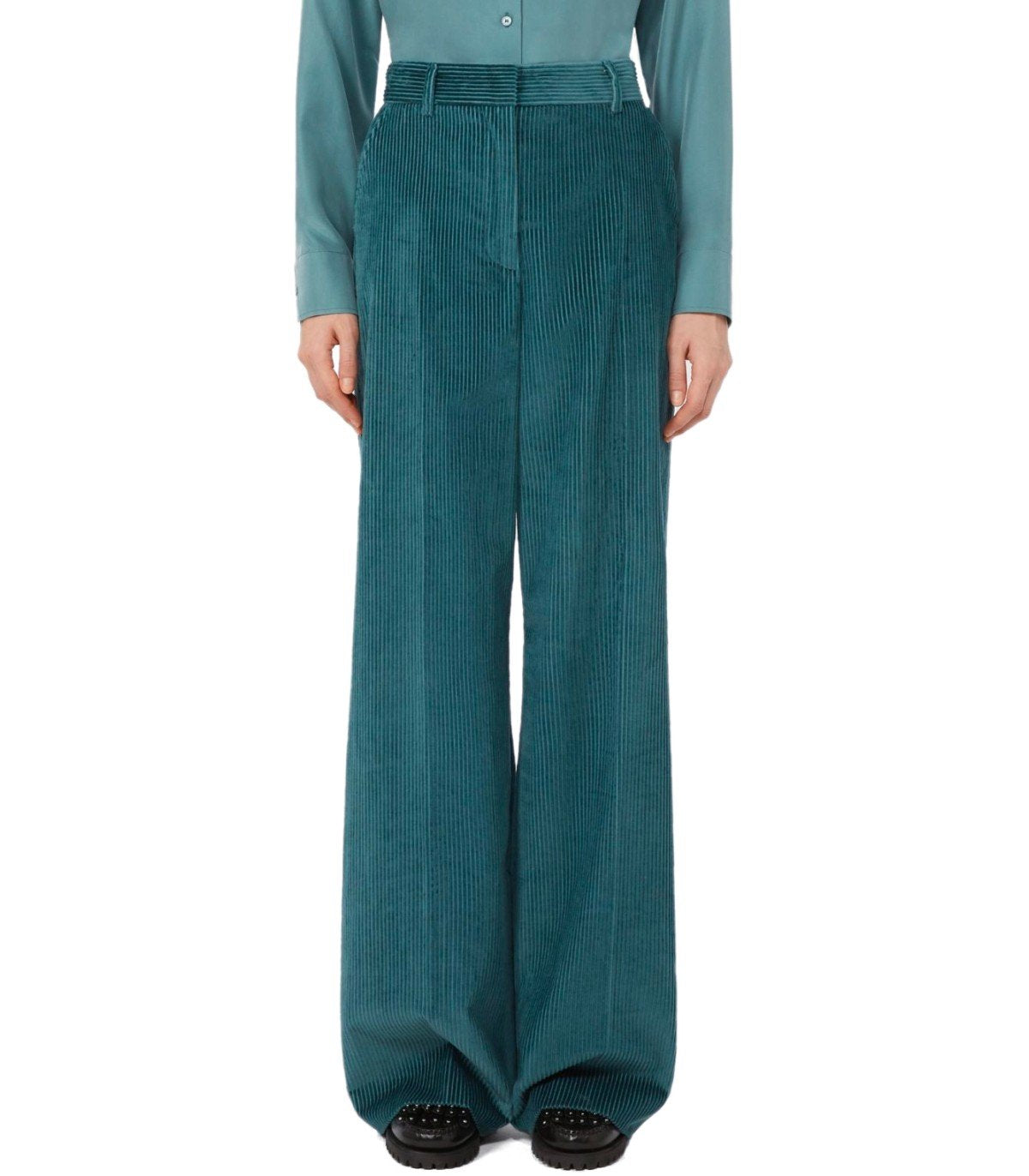 PANTALONE TANIA PETROLIO MAX MARA WEEKEND