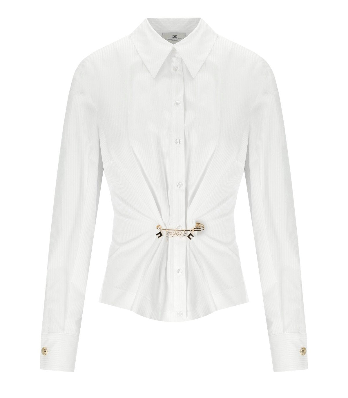 CAMICIA CON SPILLA BIANCA ELISABETTA FRANCHI