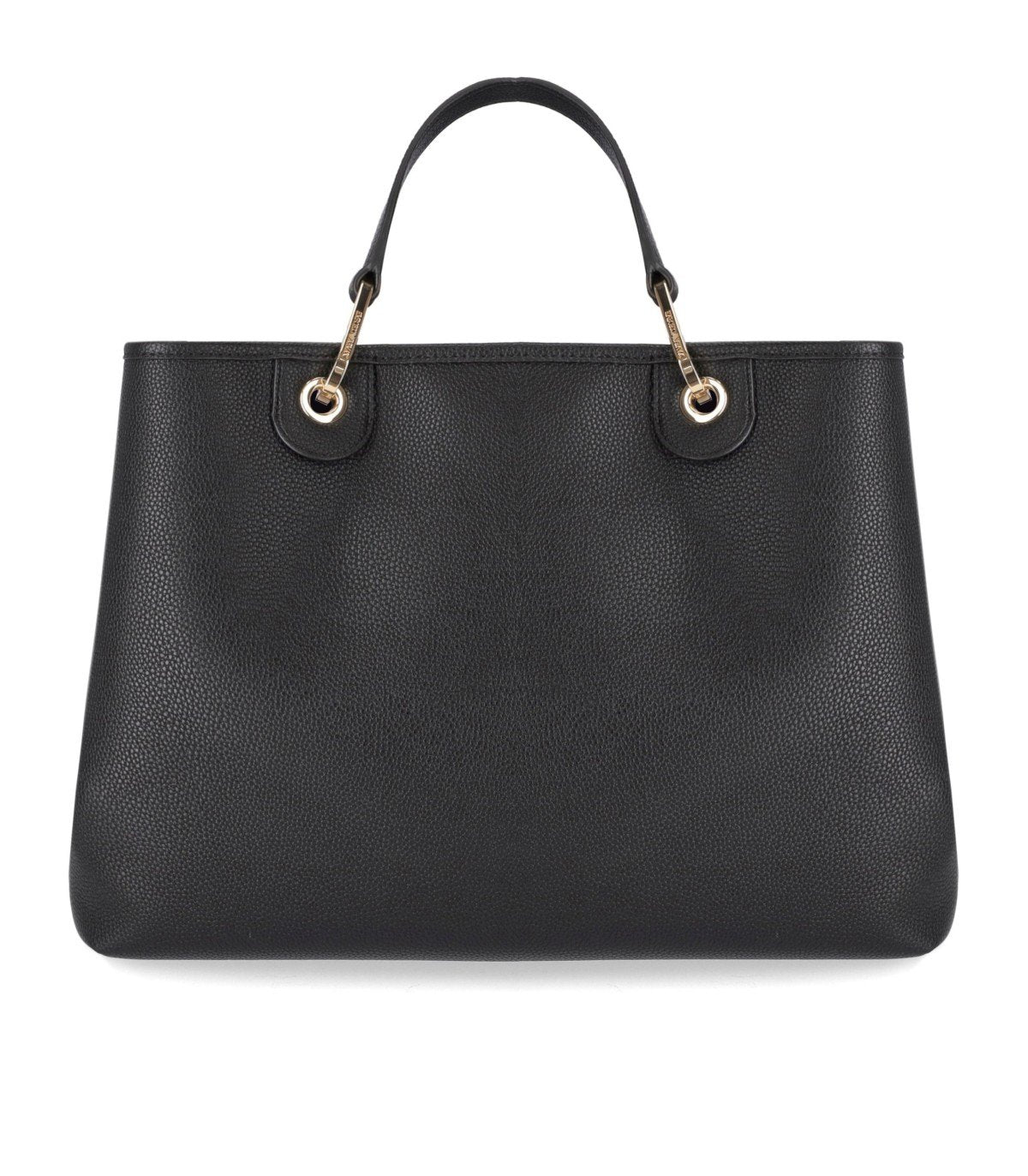EMPORIO ARMANI MYEA BLACK SHOPPING BAG